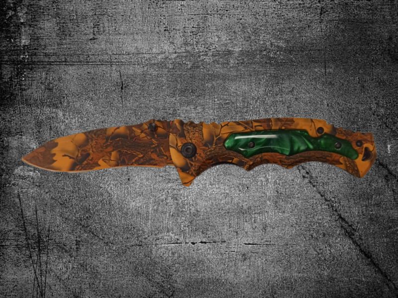 Taktický nůž CAMOUFLAGE EXPERT poloautomat