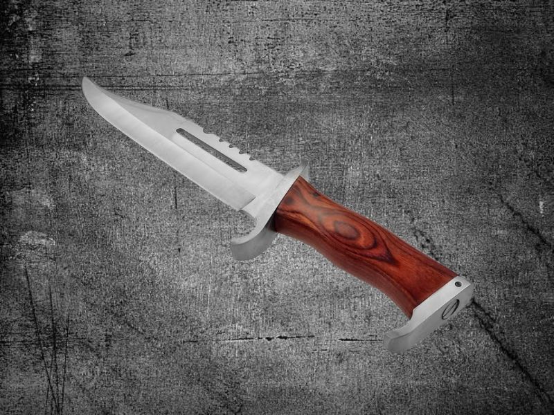 Masivní nůž RAMBO 3 bowie
