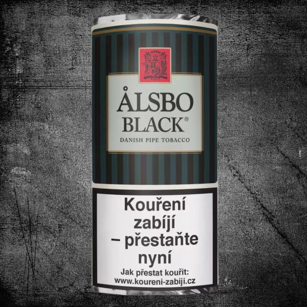 Dýmkový tabák Alsbo Black 40g