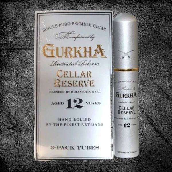 Gurkha Cellar Reserve 12y Tubos 3ks