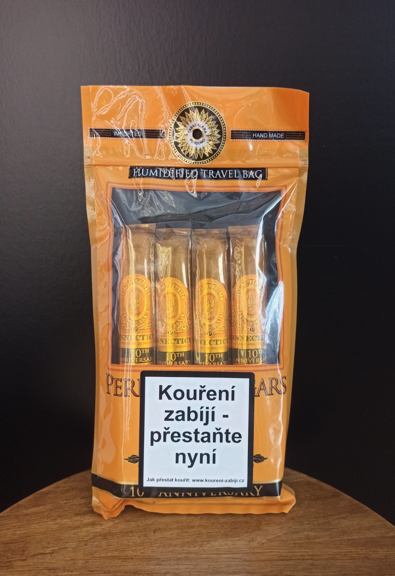 Perdomo Humidified Travel Bag 10th Ann. Connecticut