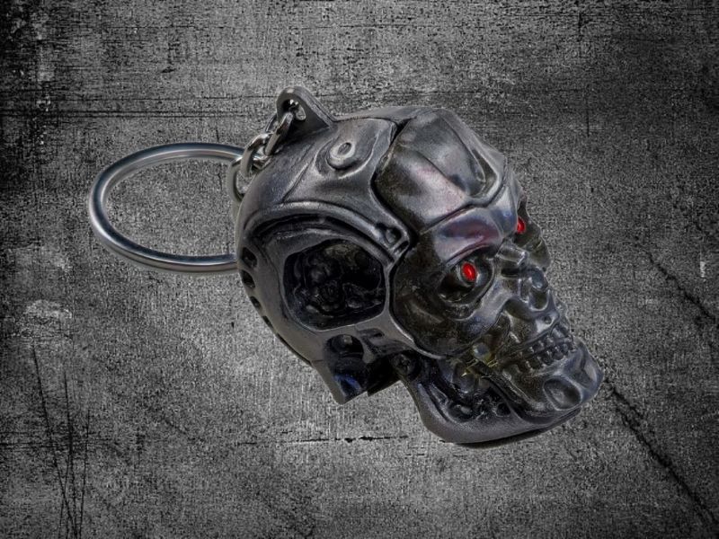 Přívěsek na klíče GREY SKULL OF T-800 - Terminator
