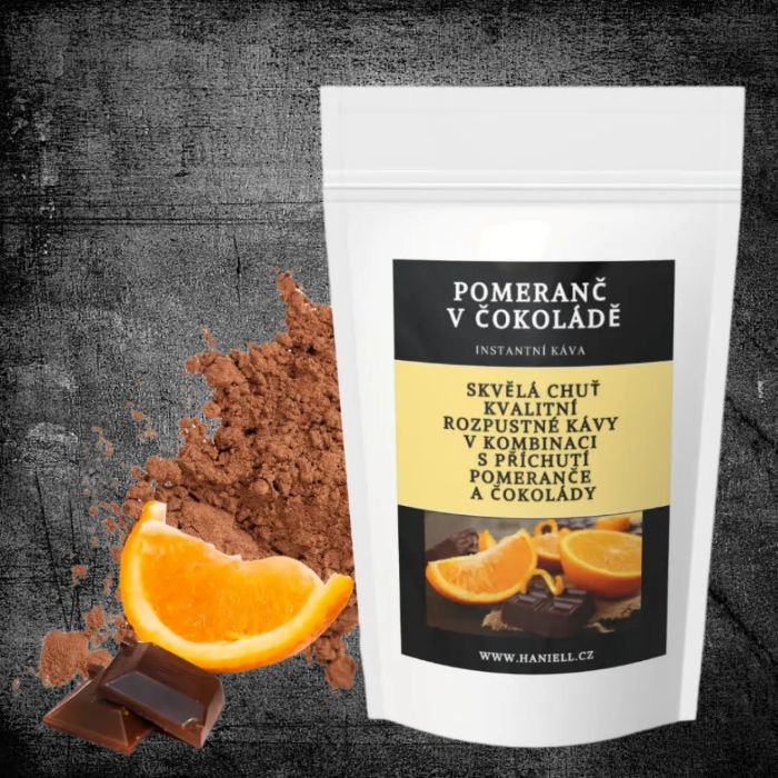 Rozpustná káva Pomeranč v čokoládě 25g