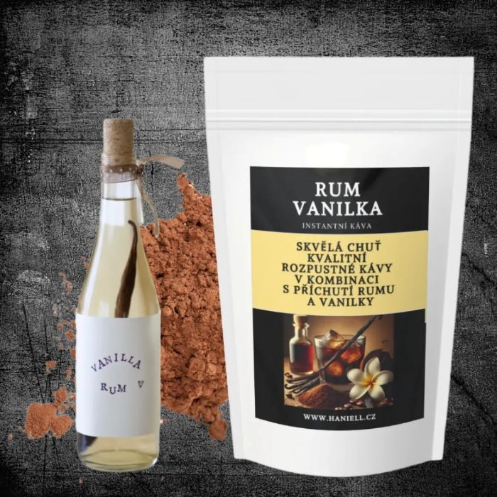Rozpustná káva Rum–vanilka 25g