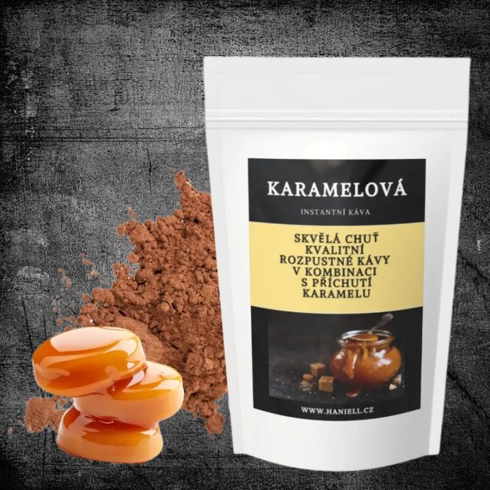 Rozpustná káva Karamel 25g