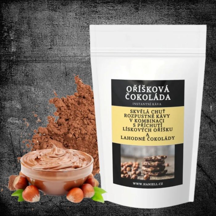Rozpustná káva Oříšková čokoláda 25g