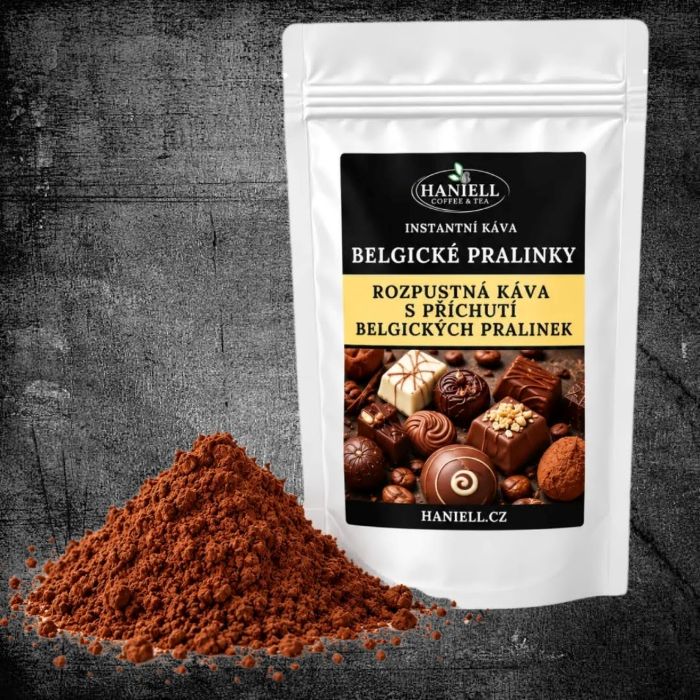 Rozpustná káva Belgické pralinky 25g
