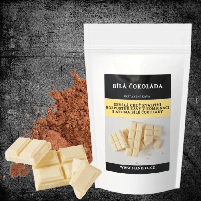 Rozpustná káva Bílá čokoláda 25g